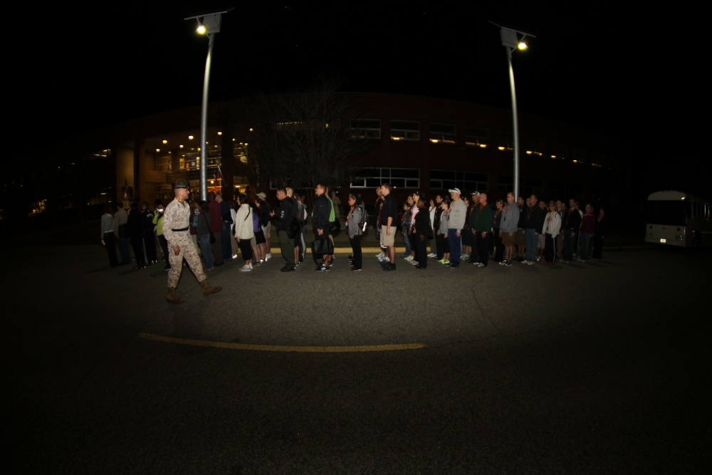 RS Albany educators visit Parris Island