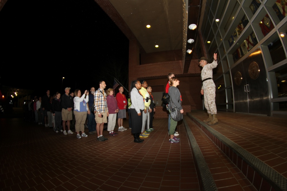 RS Albany educators visit Parris Island