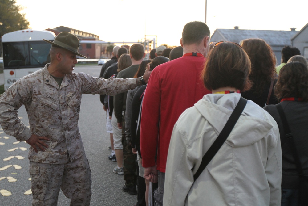 RS Albany educators visit Parris Island