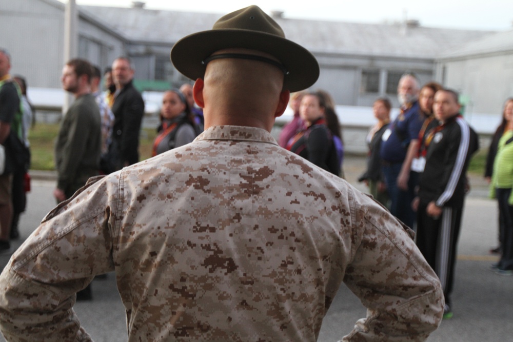 RS Albany educators visit Parris Island