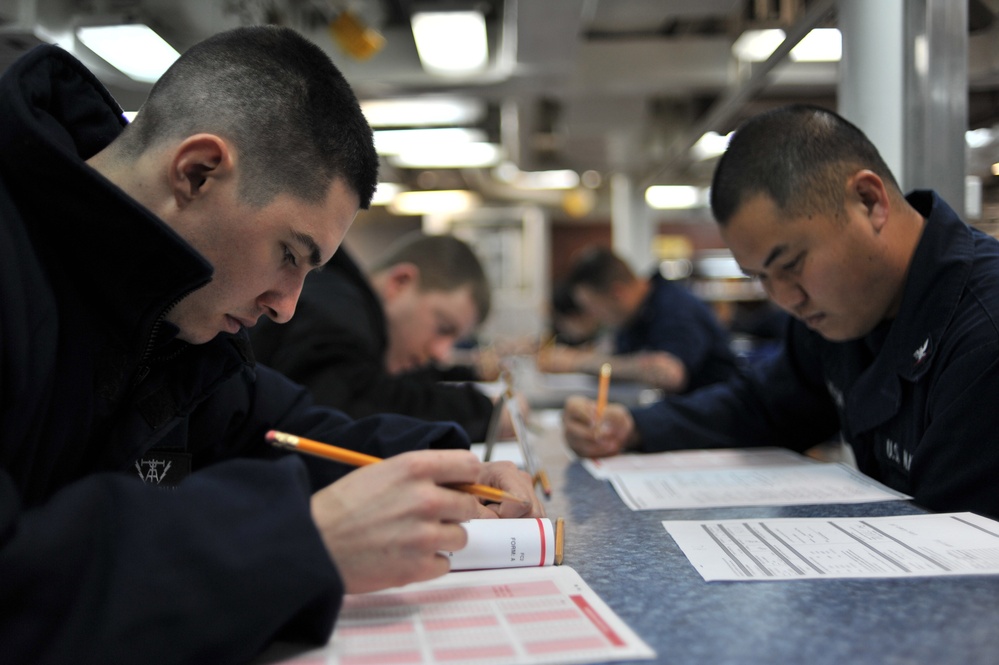 Petty Officer 2nd Class advancement exam