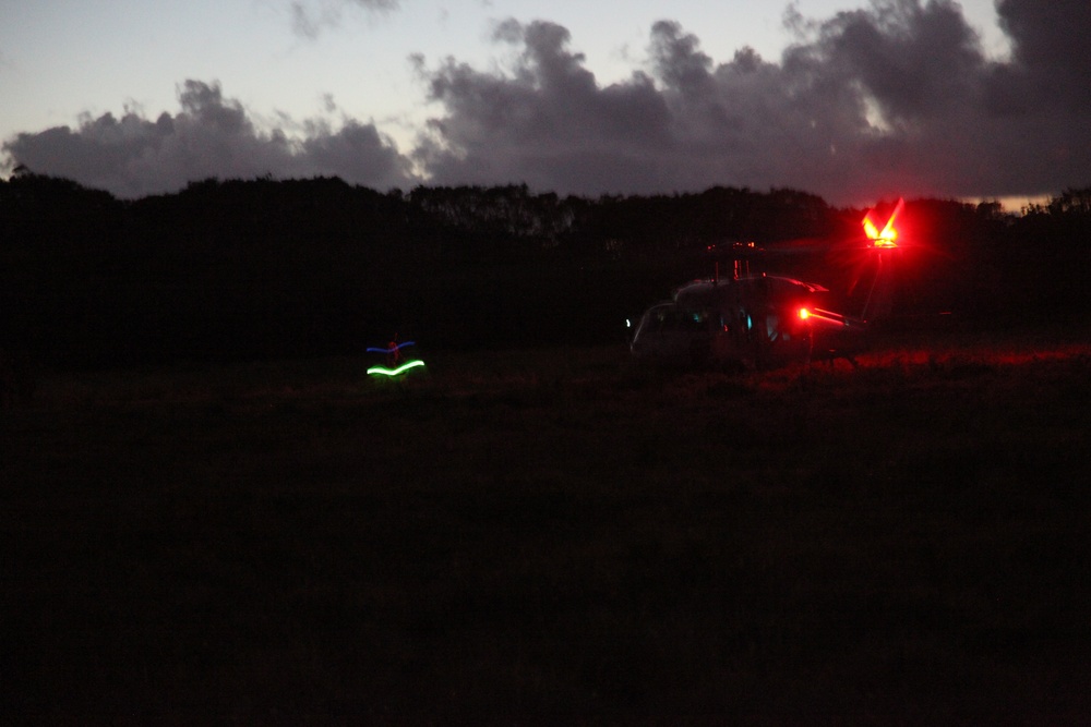 Marines conduct day and night helo ops during Guahan Shield