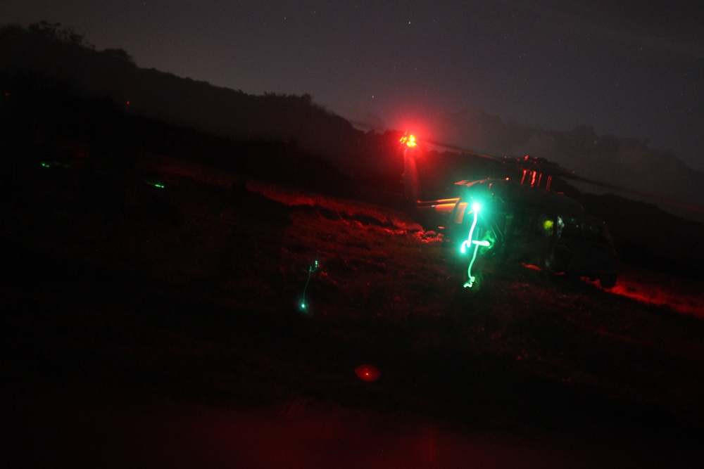 Marines Fast Rope During Exercise Guahan Shield