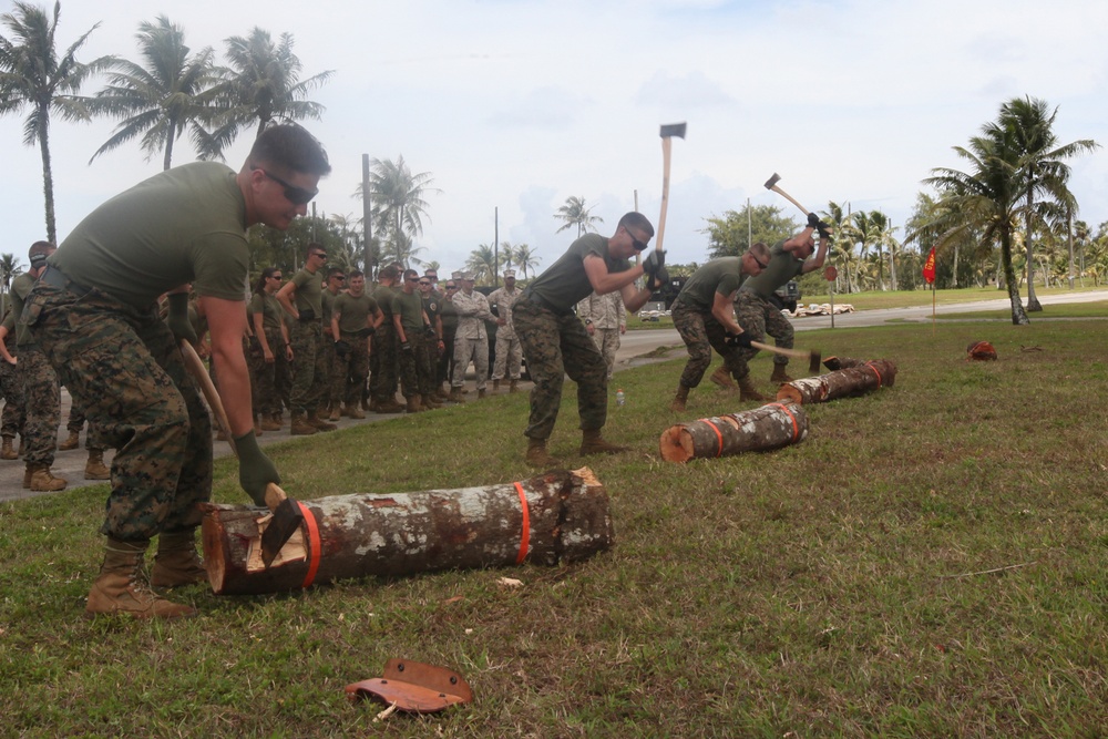 Marines Fast Rope During Exercise Guahon Shield