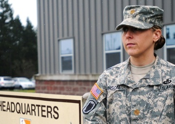 Female Signal officer speaks to the future roles of women in combat