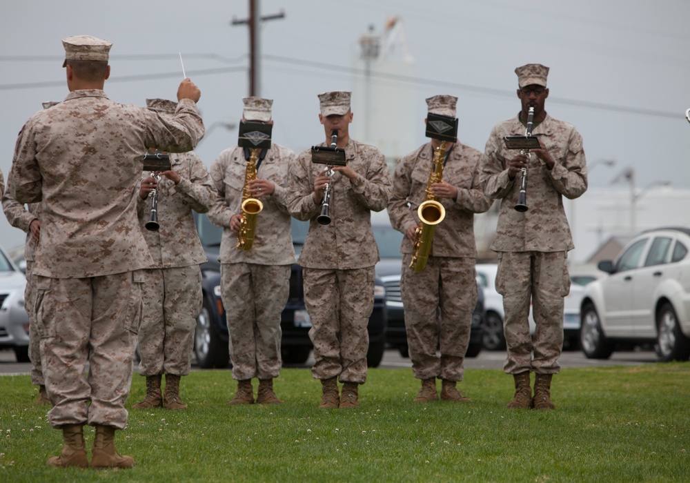 Marines honor women’s history for morning colors