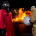 Shipboard firefighting course