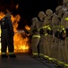 Shipboard firefighting course