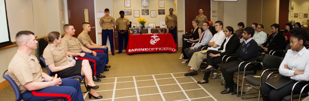 VCU students receive leadership lessons from Marines