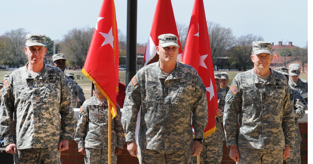 General Rodriguez relinquishes command