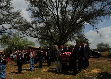 USCG WWII veteran William A. Barnes' funeral