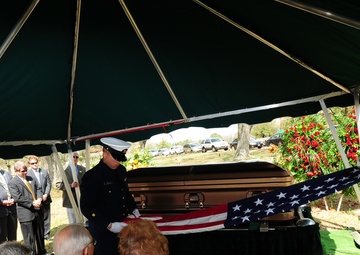 USCG WWII veteran William A. Barnes' funeral
