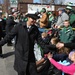 USS Constitution sailors march in St. Patrick's Day parade