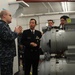 JMSDF officers tour naval facilities