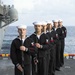 Burial at sea aboard USS Kearsarge