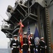 Burial at sea aboard USS Kearsarge