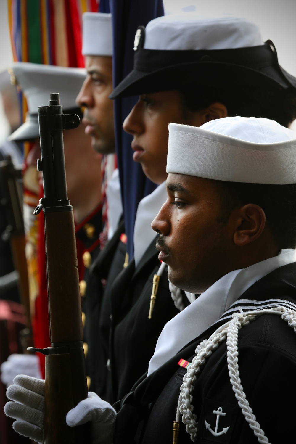 Burial at sea aboard USS Kearsarge