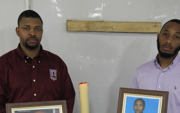 Memorial service at FOB Tagab