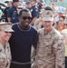 Diddy visits Marines for Day of Honor