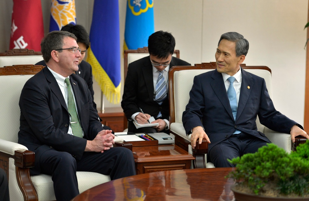 Defense secretary visits South Korea