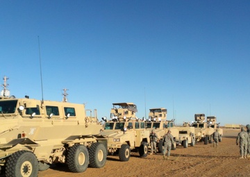 402nd FA trains Texas Reserve unit for Afghan route clearance mission