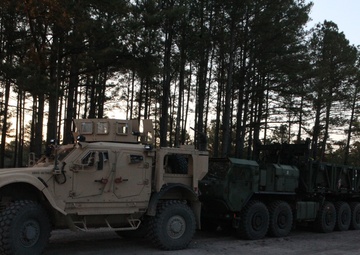 Marines hit Fort Bragg back roads to recon supply routes
