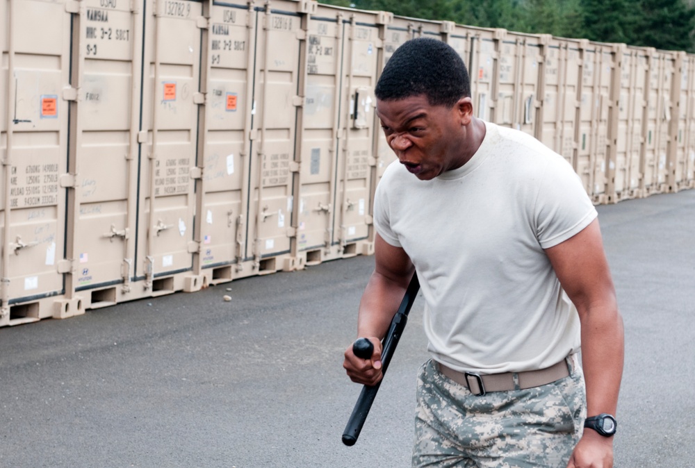 Military police training is a real gas