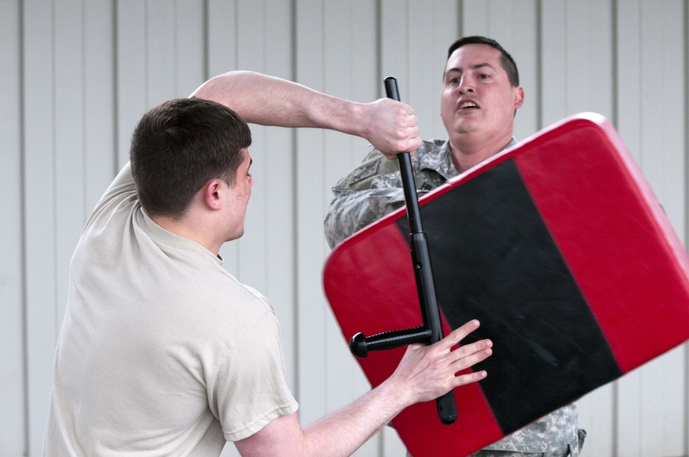 Military police training is a real gas