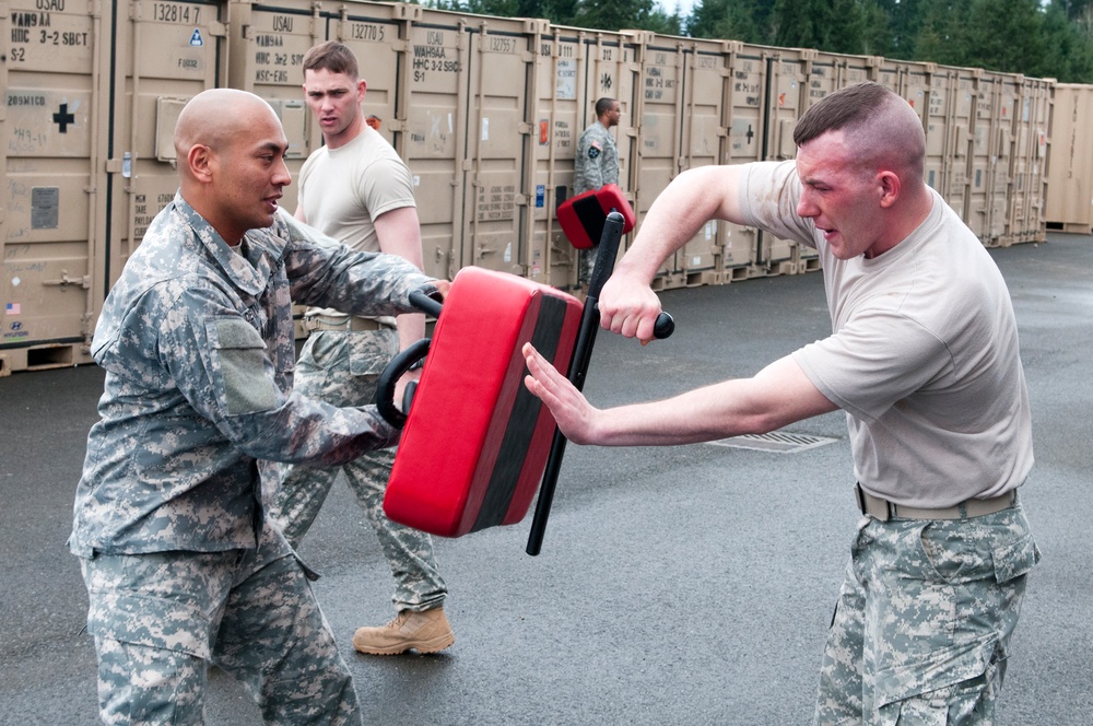 Military police training is a real gas