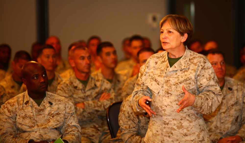 Major General Salinas mentors through times of change