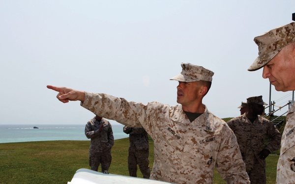 Assistant commandant visits Okinawa
