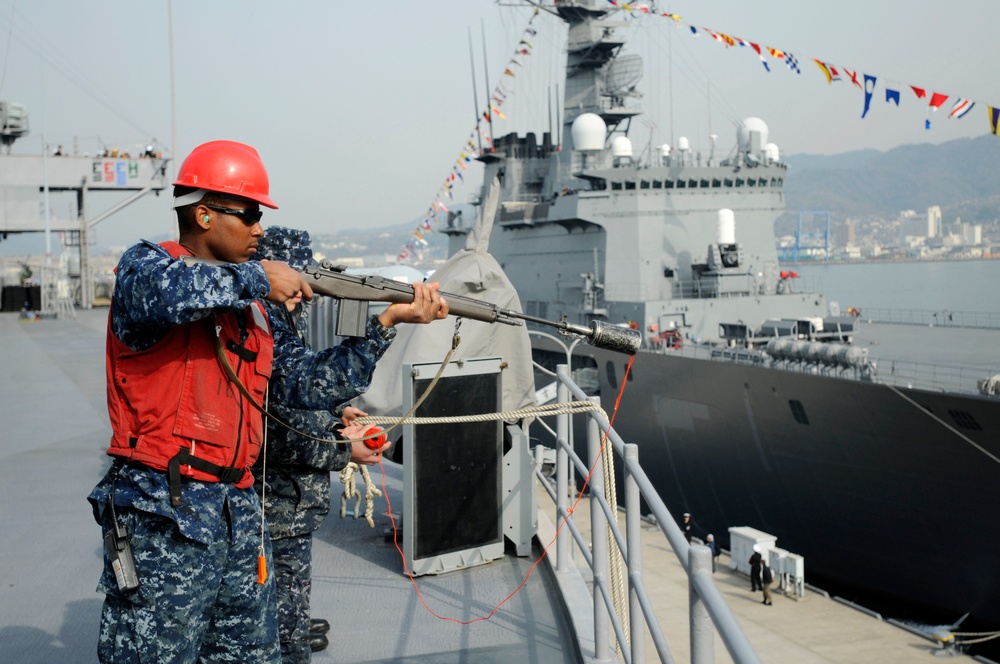USS Blue Ridge in Kure