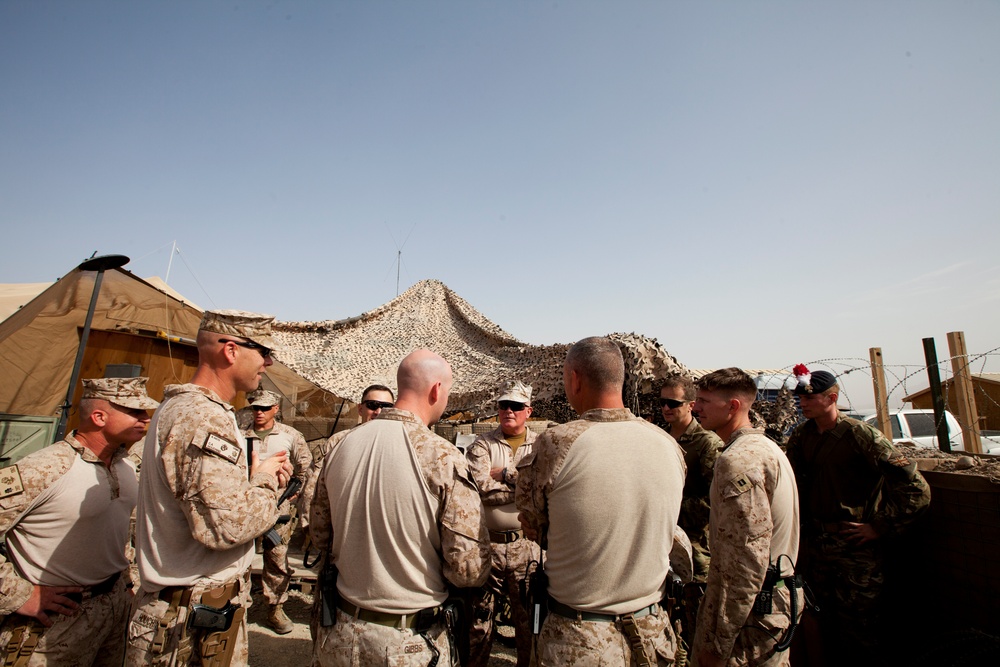 Regional Command (Southwest) Commanding General visits FOB Delaram