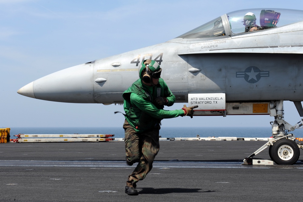 USS John C. Stennis action