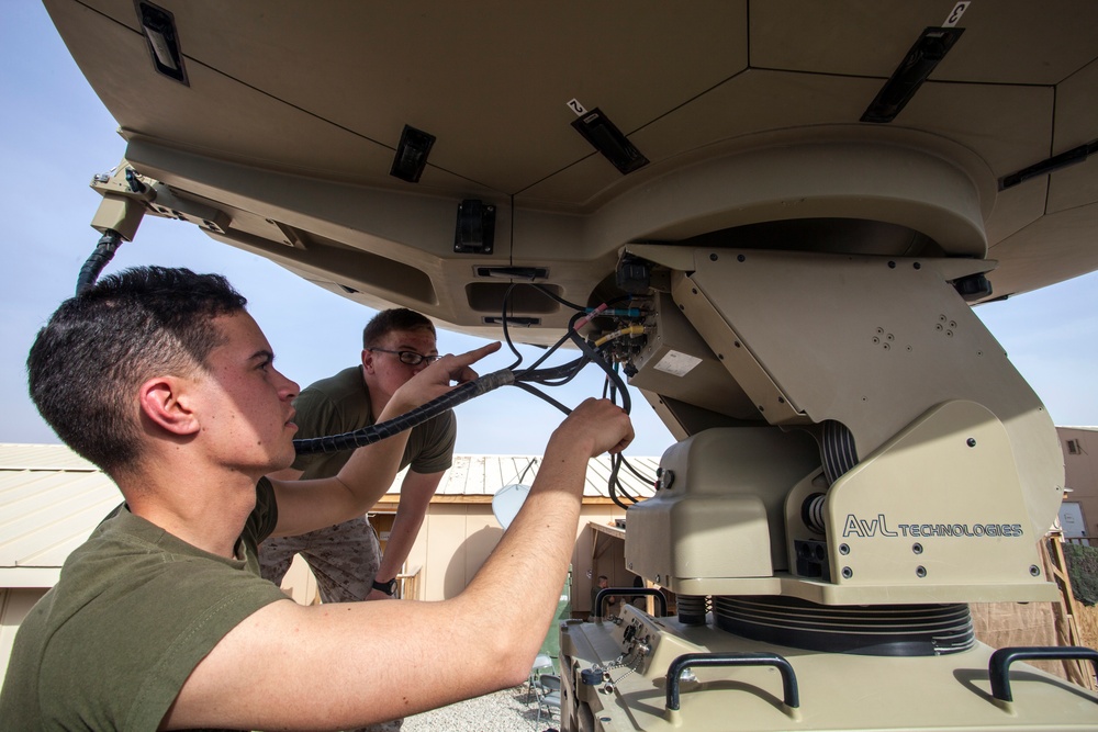 Comm. Marines keep Forward Operating Base connected