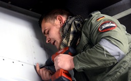 AMS and EMS inspect tail No. 445; Maintenance essential for component