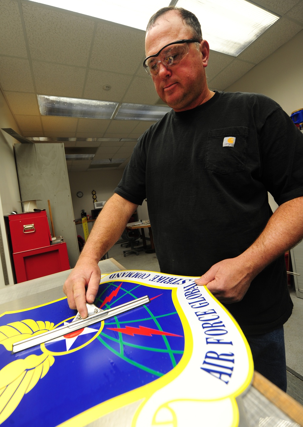 509th CES Sign Shop - Whiteman's third base coach