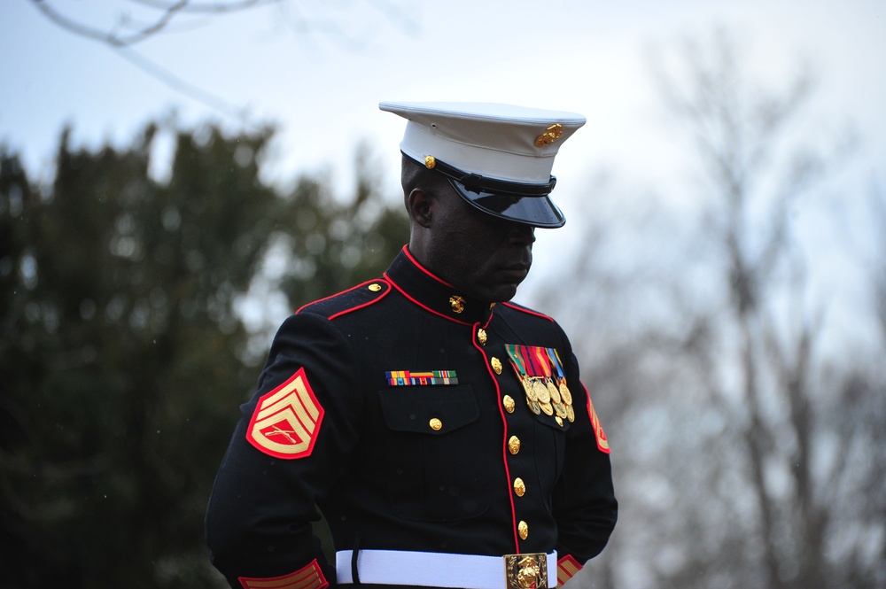 Marines Honor former Commander-in-Chief
