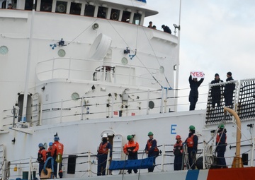 Coast Guard Cutter Midgett returns after 75-day counter-narcotics patrol