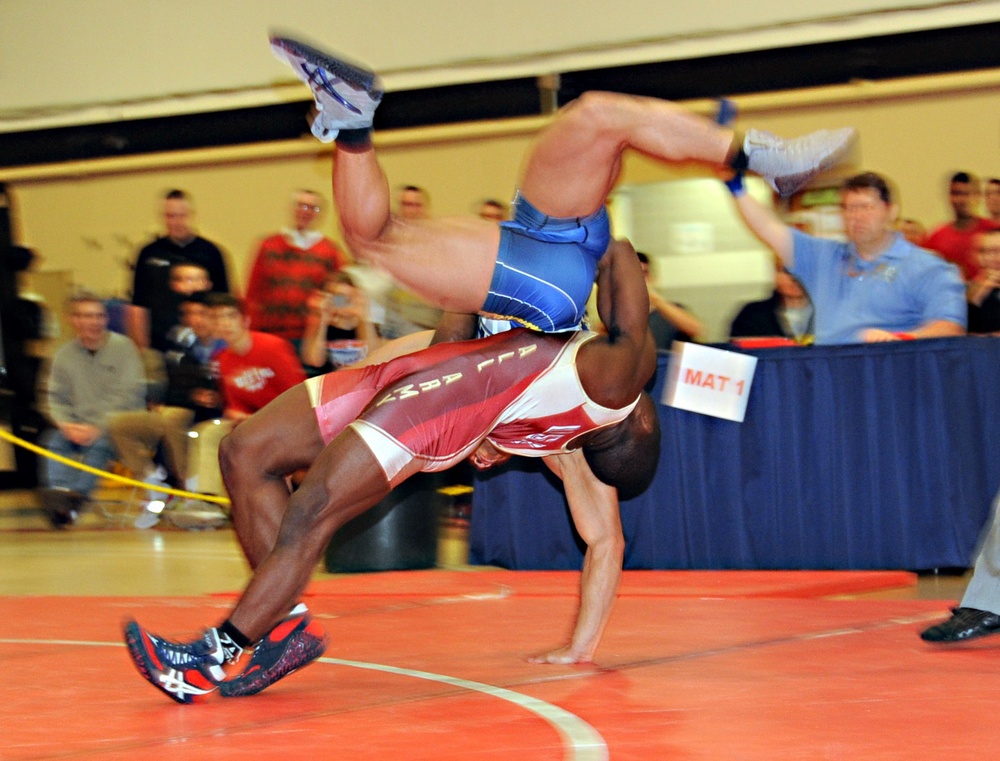 Army doubles gold in Armed Forces Wrestling Championship