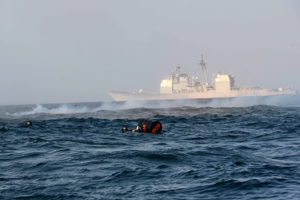 Explosive ordnance disposal training exercise