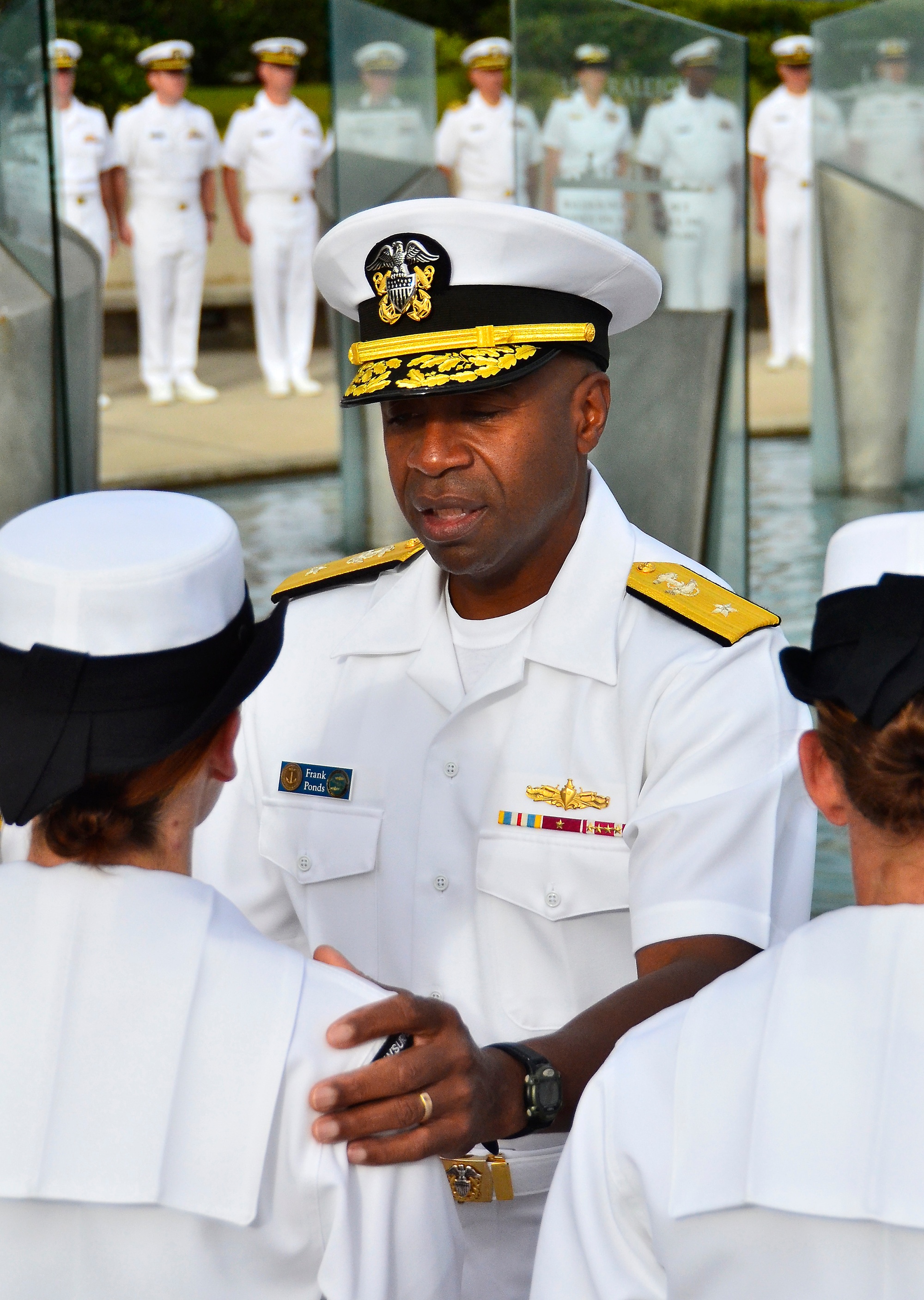 DVIDS - Images - Dress whites inspection [Image 4 of 6]