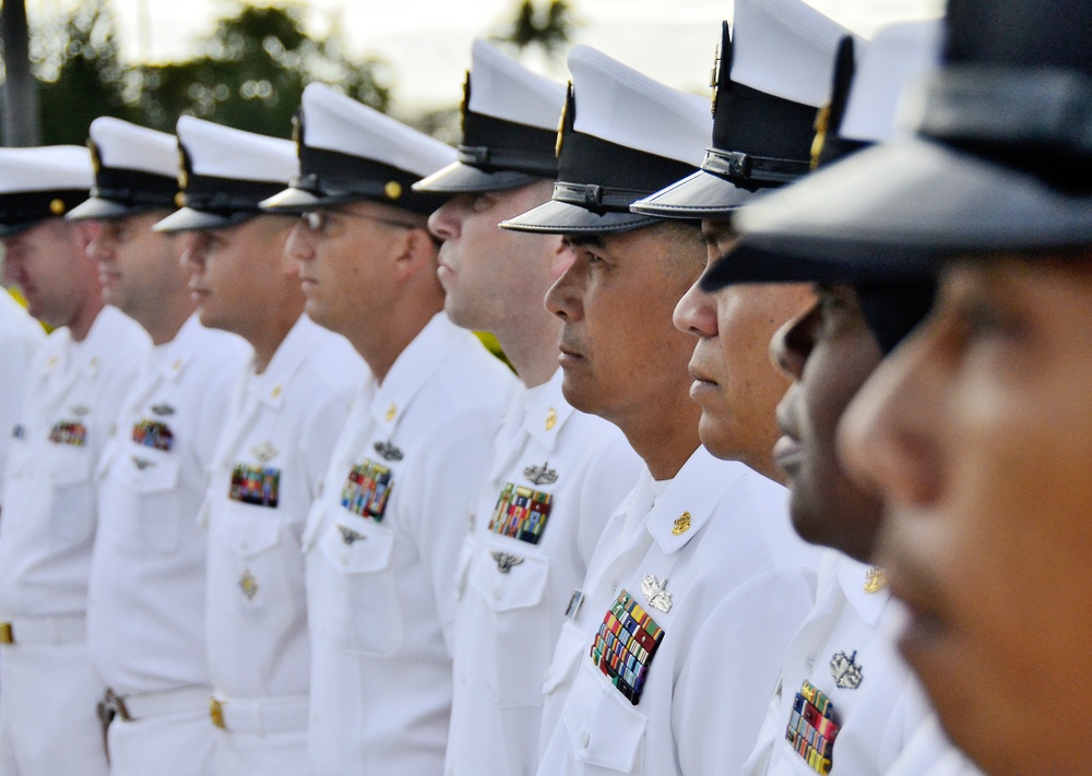 Dress whites inspection