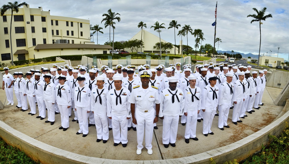 Dress whites inspection