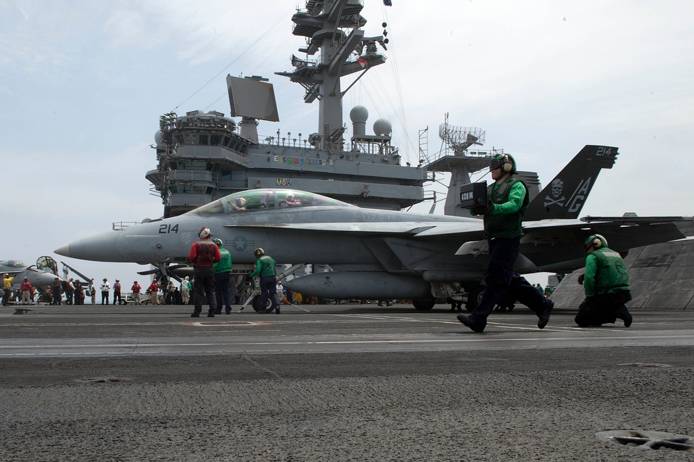 USS Dwight D. Eisenhower flight operations