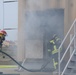 Civilian firefighters from US Army Garrison Ansbach Fire Department train