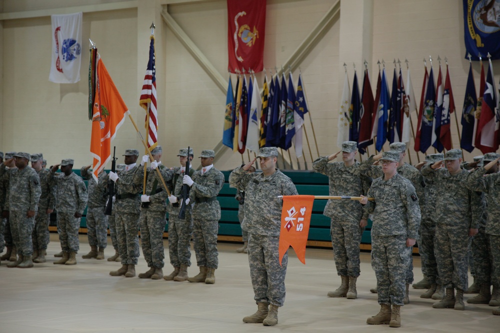 302nd Signal Battalion change of responsibility ceremony