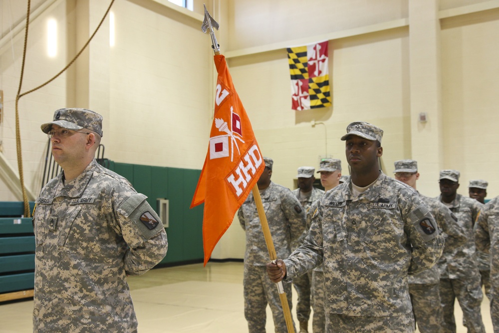 302nd Signal Battalion change of responsibility ceremony