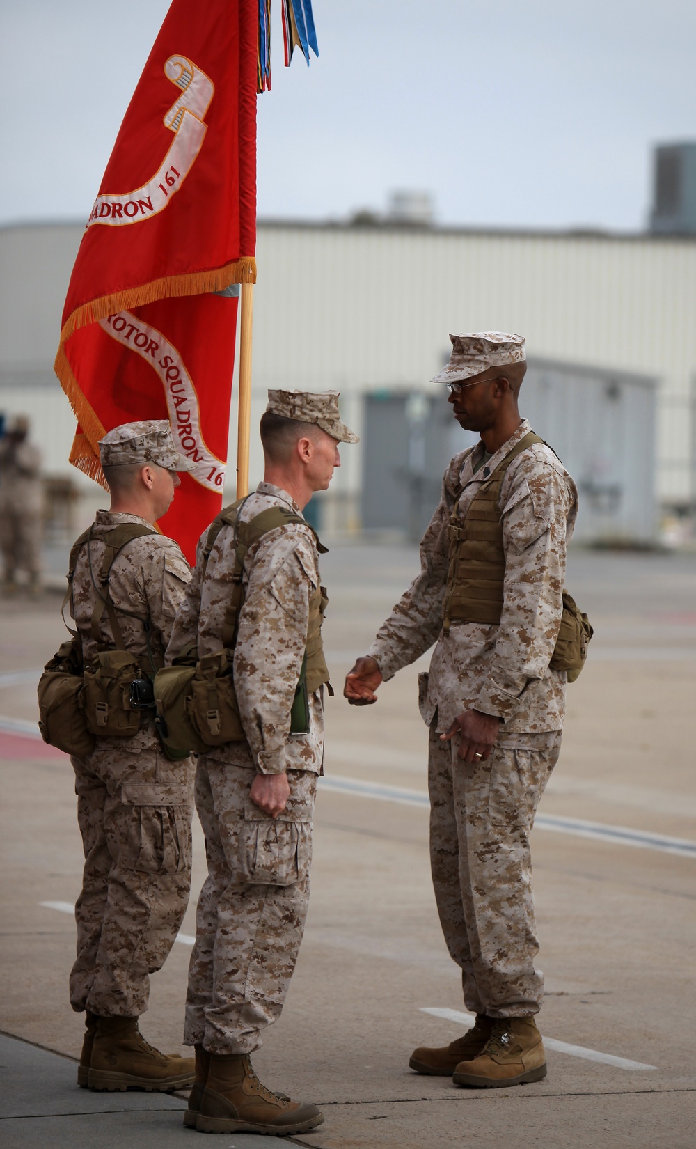 VMM-161 &quot;Greyhawks&quot; Change of Command