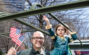 Atlanta St. Patrick’s Day Parade with wounded warriors